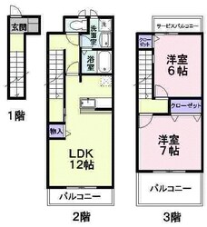 さくらヶ丘Ｃの物件間取画像